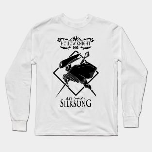 Hollow knight - Silksong black and white 2 Long Sleeve T-Shirt